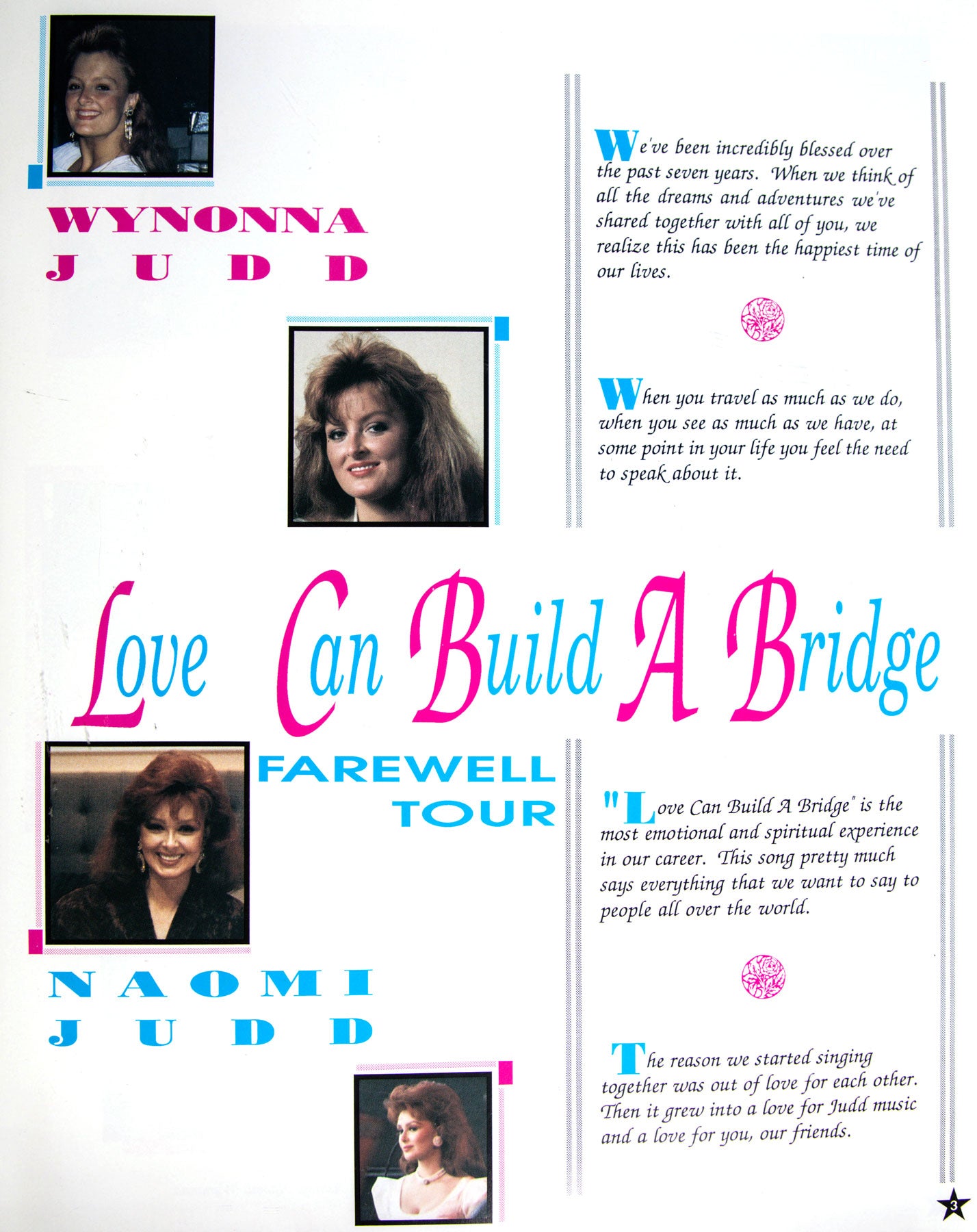 Farewell Tour Booklet