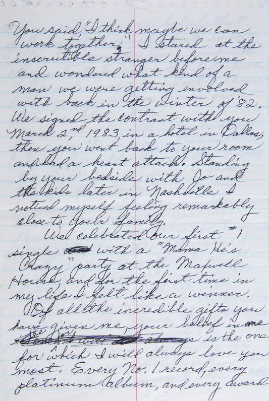 Personal Letter to Brent Maher