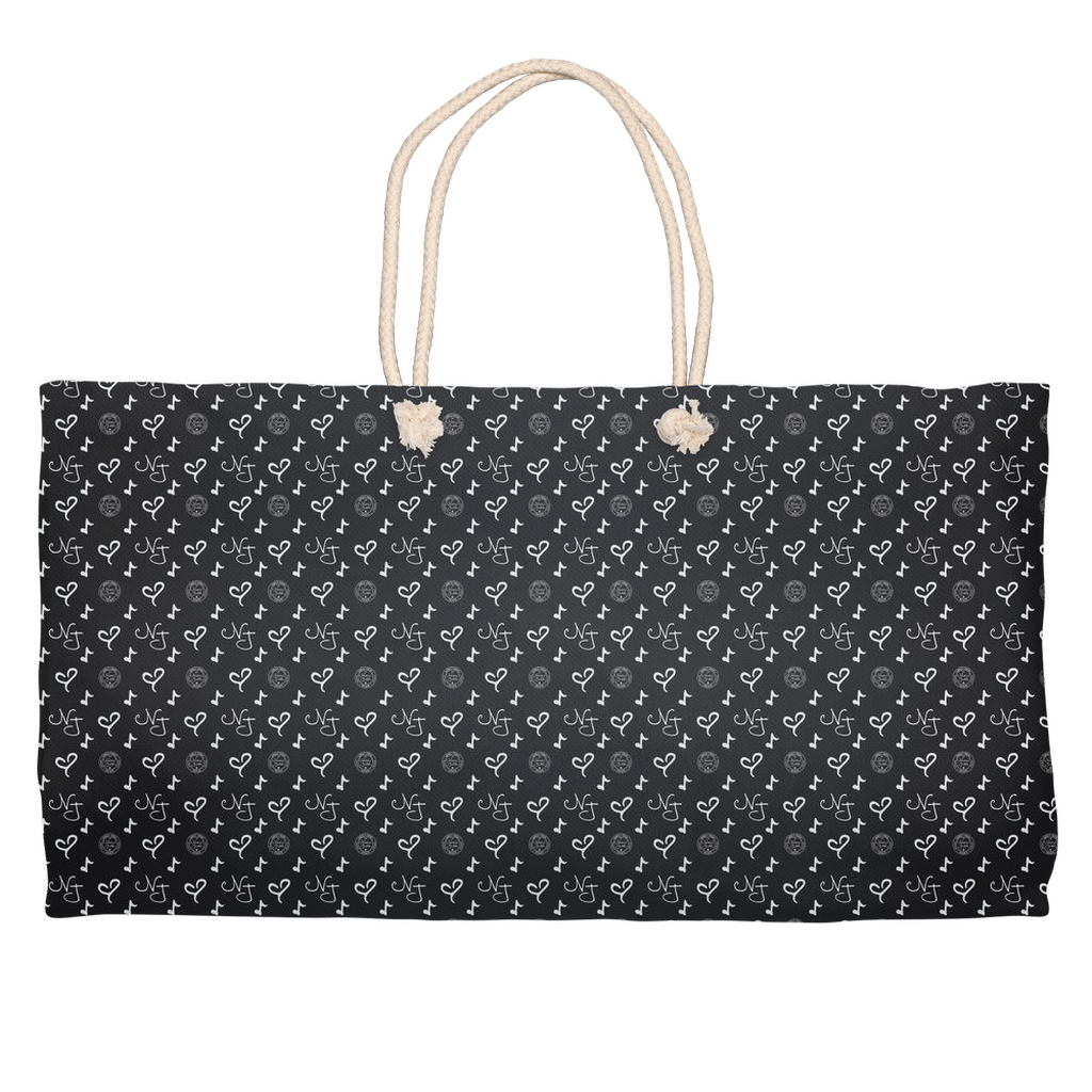 Black Logos Weekender Tote