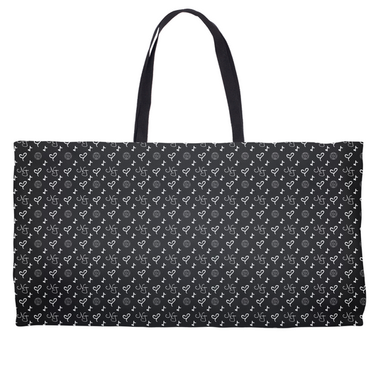 Black Logos Weekender Tote