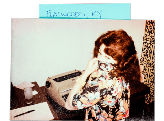 At Her Desk