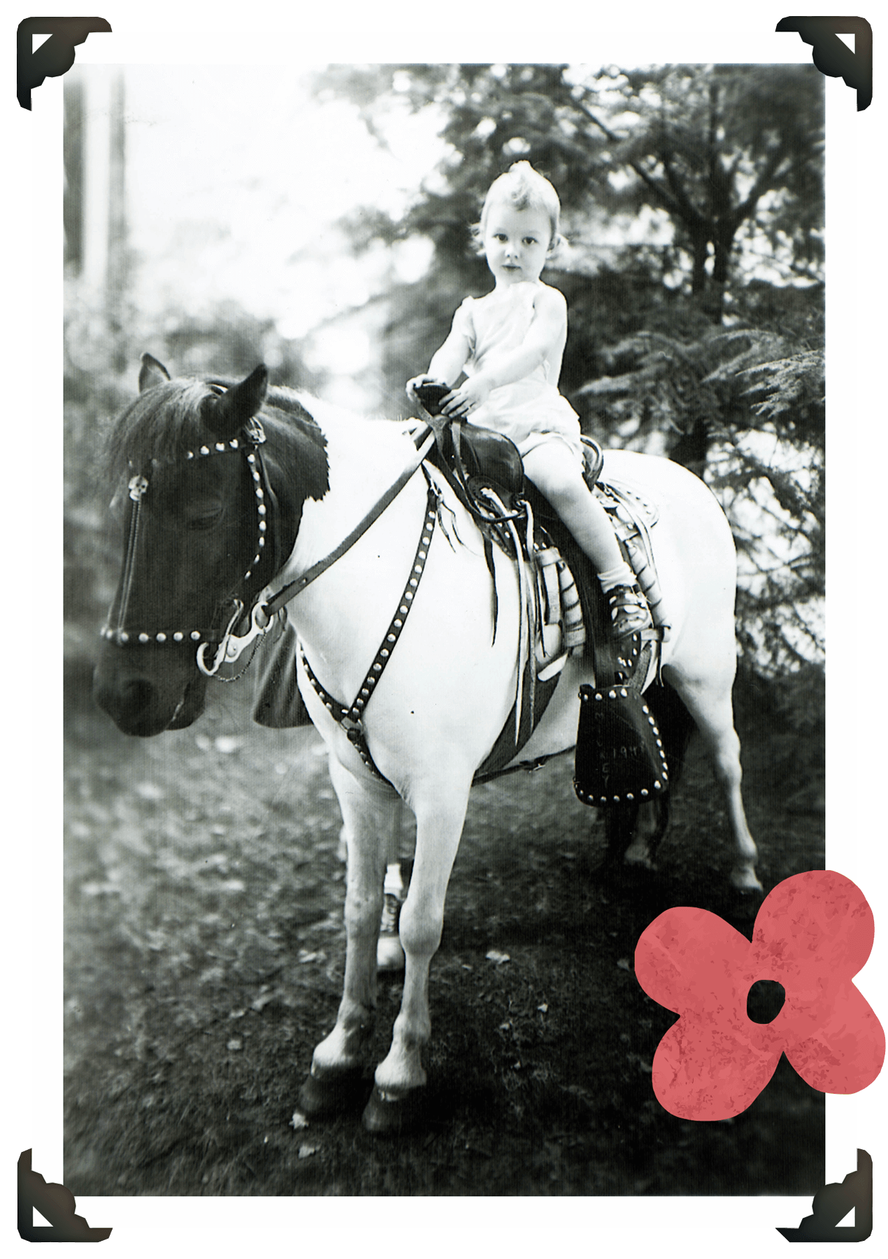 Little Naomi on Horseback