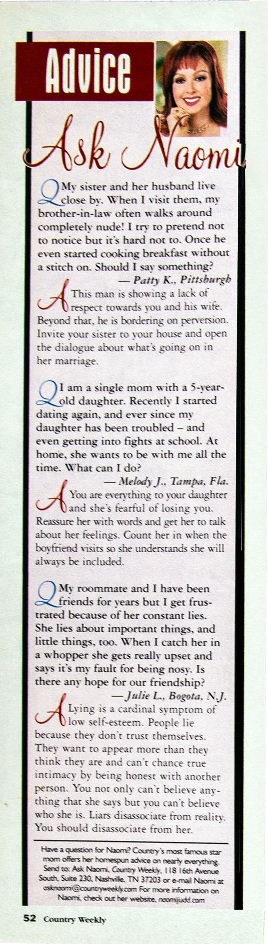 Ask Naomi