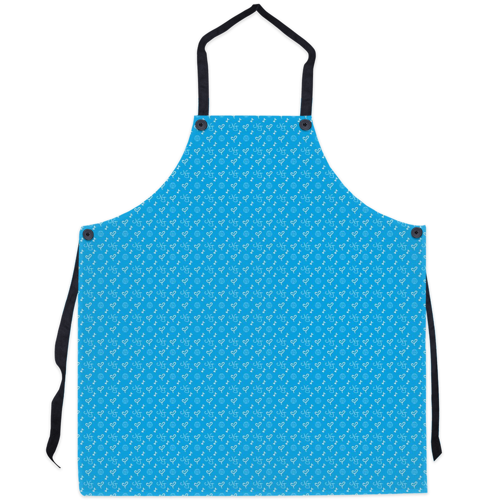 Blue Logos Apron