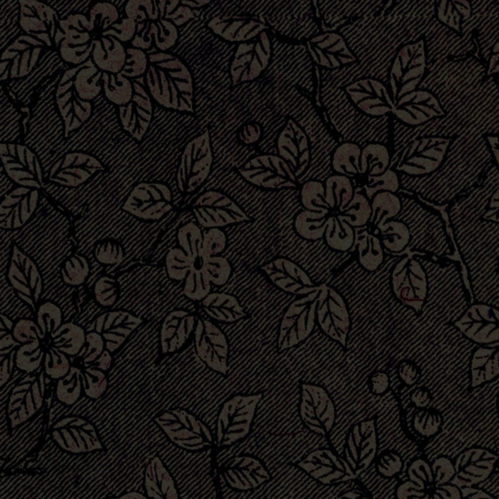 Black Signature Floral Apron